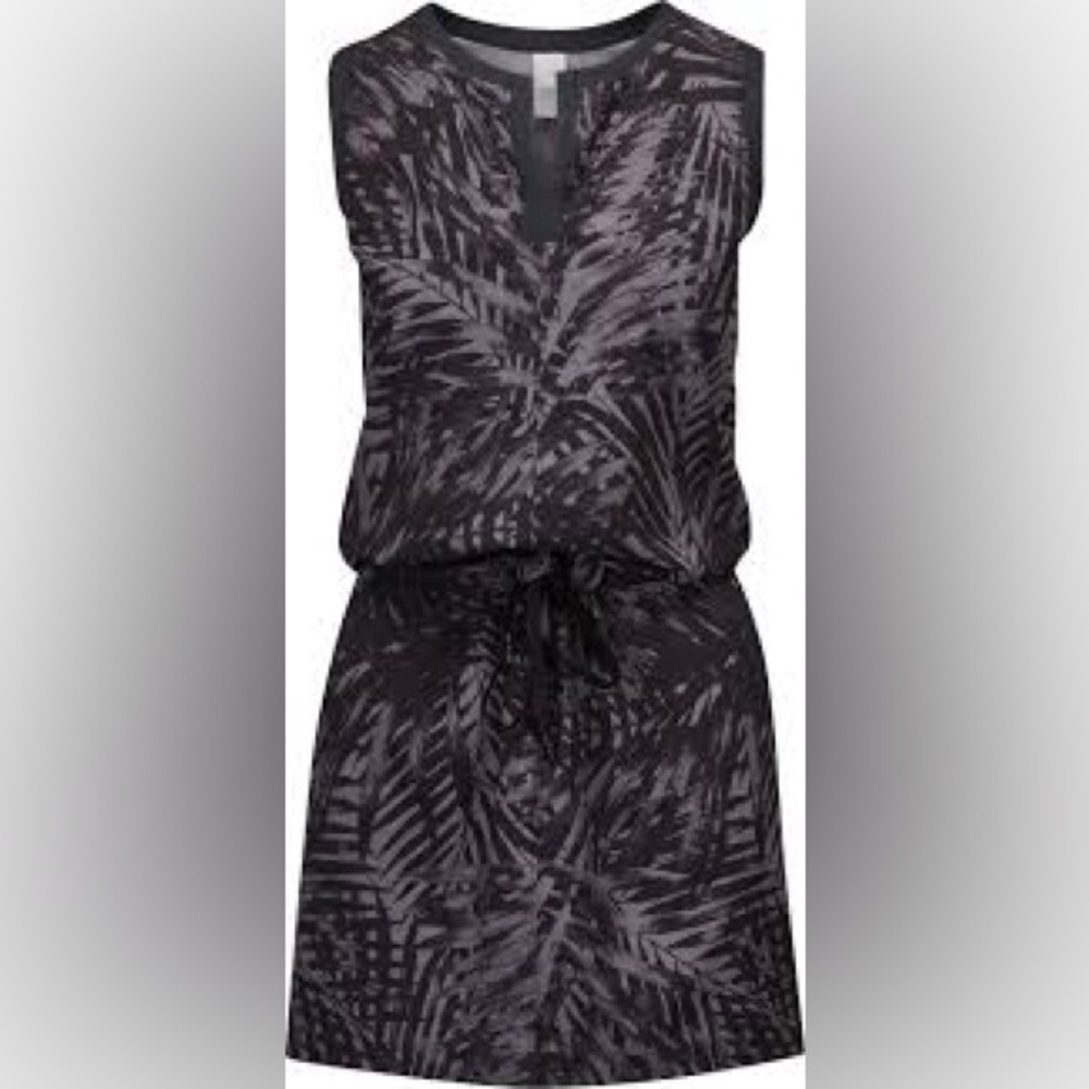 Lolë Women's Marina Printed Palm Sleeveless Dress